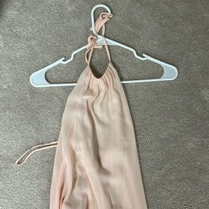 Amsale Pink Bridesmaid Dress